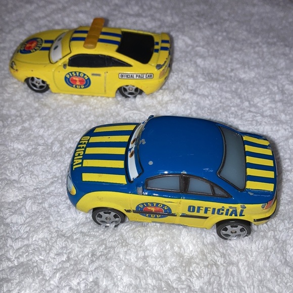 Disney Pixar Cars Charlie Checker and Race Official Tom - Picture 2 of 5